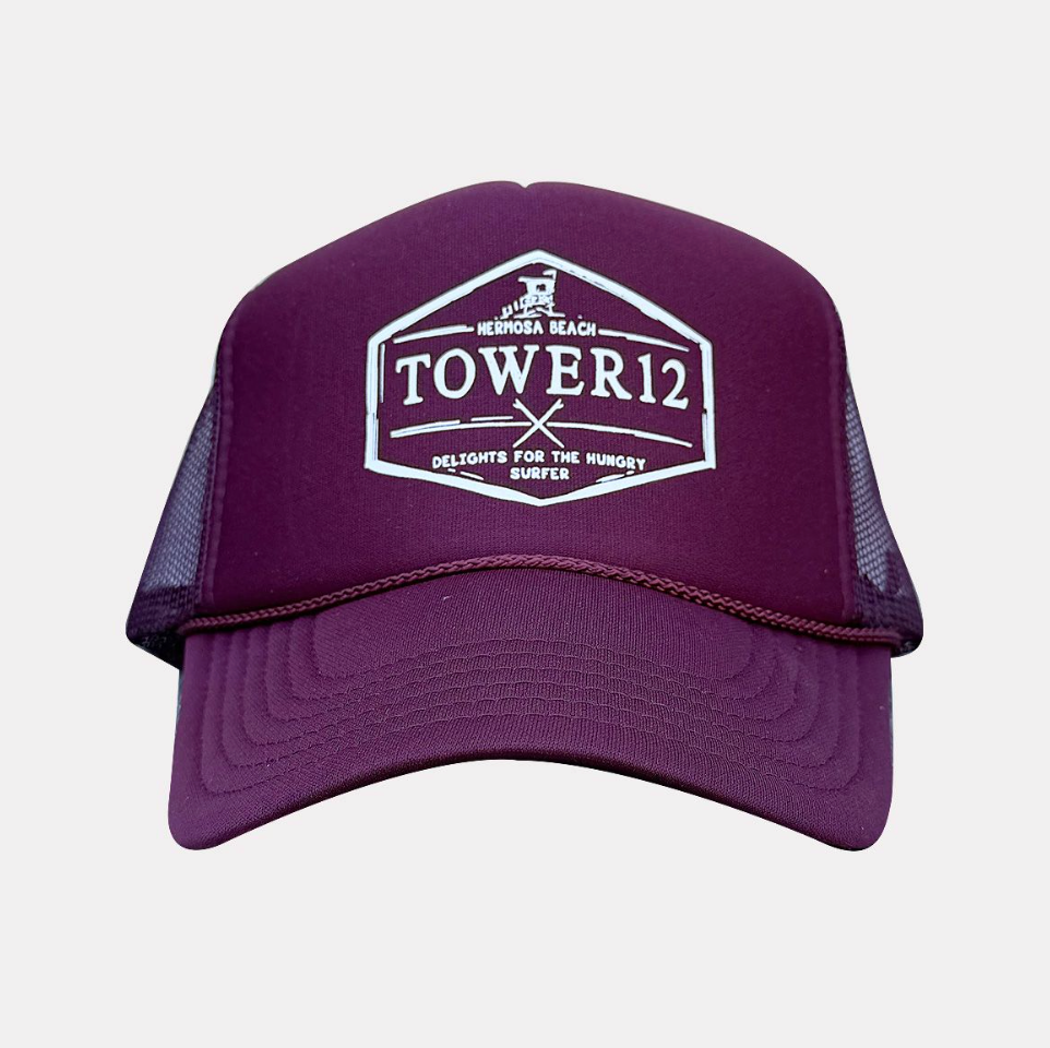 Logo Trucker Hat - Maroon